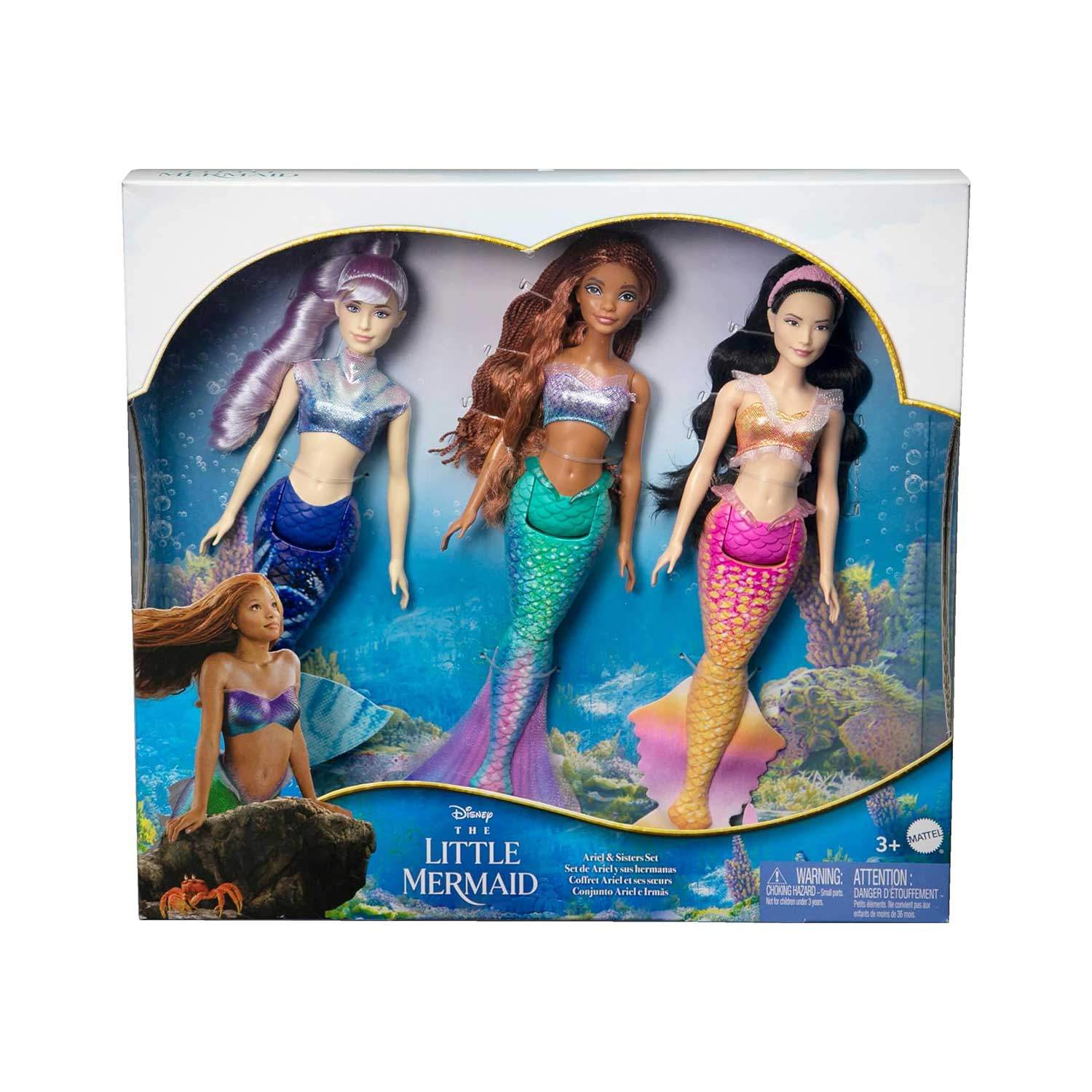 The Little Mermaid Sisters 3-Pack Set